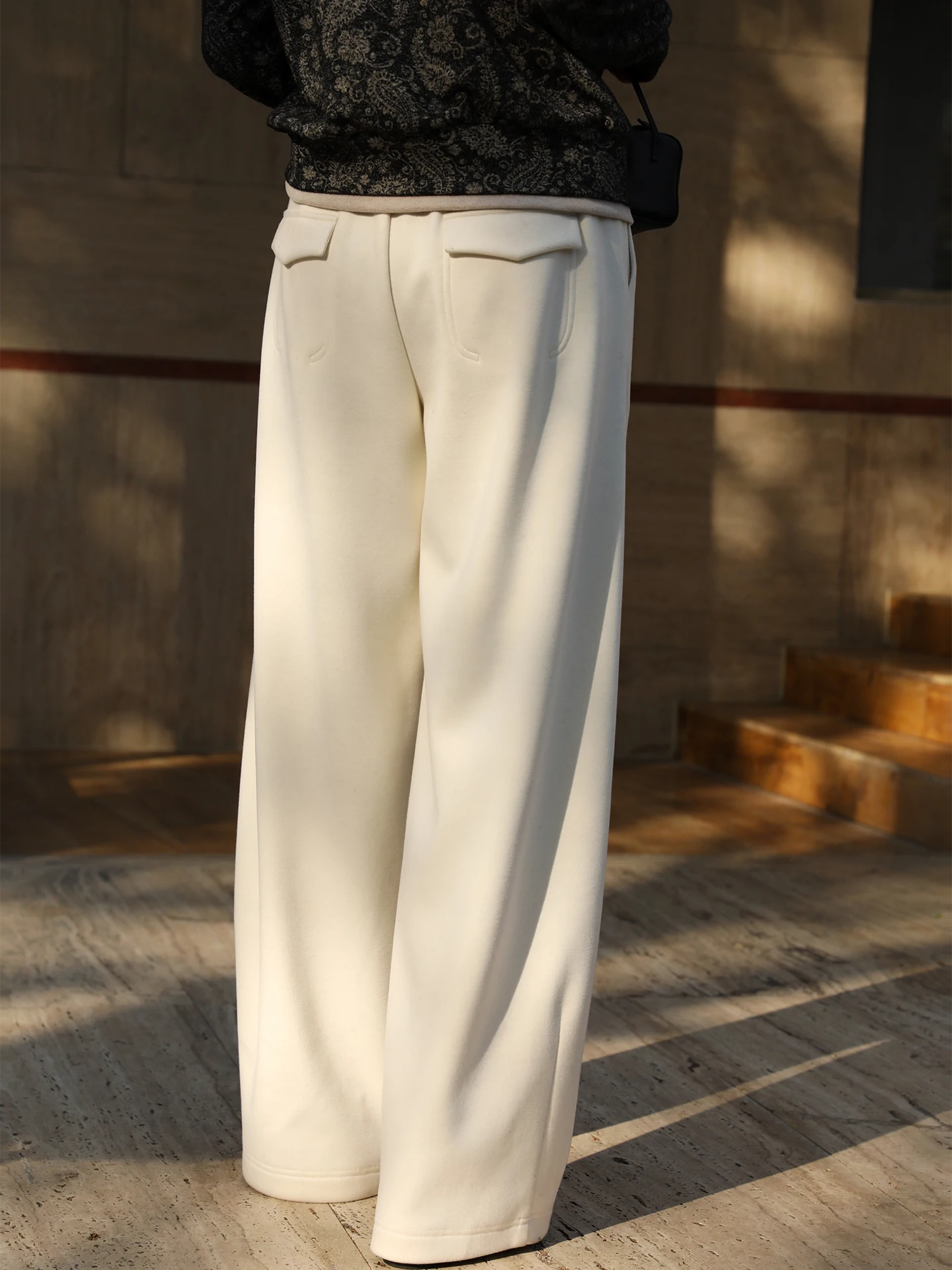 Slimming Straight Leg Pants White Classic Faionable Tailored Airy Casual Long Trousers for Women Spring New Sle
Slimming Straight Leg Pants White Classic Faionable Tailored Airy Casual Long Trousers for Women Spring New Sle