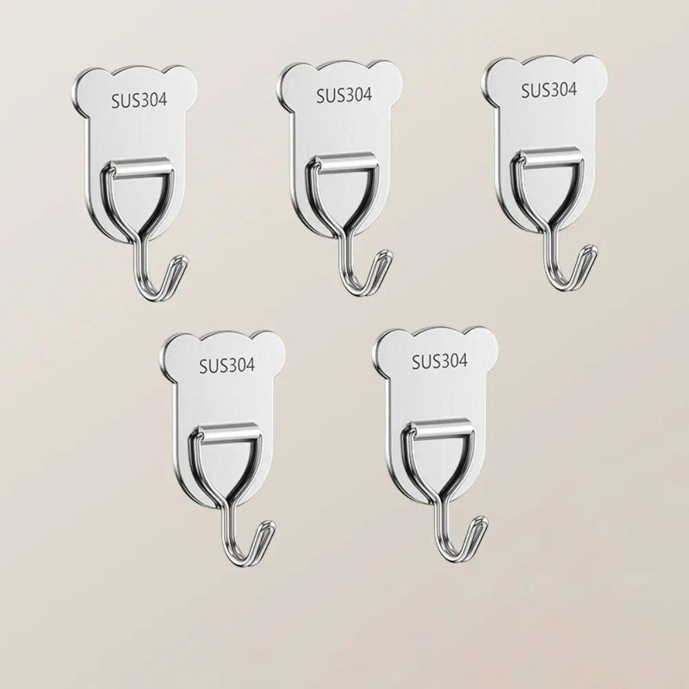 5pcs Strong Bearing Capacity Stainless Steel Hook Strong and Durable Waterproof Perforation-free Metal Hook Moisture-proof
5pcs Strong Bearing Capacity Stainless Steel Hook Strong and Durable Waterproof Perforation-free Metal Hook Moisture-proof