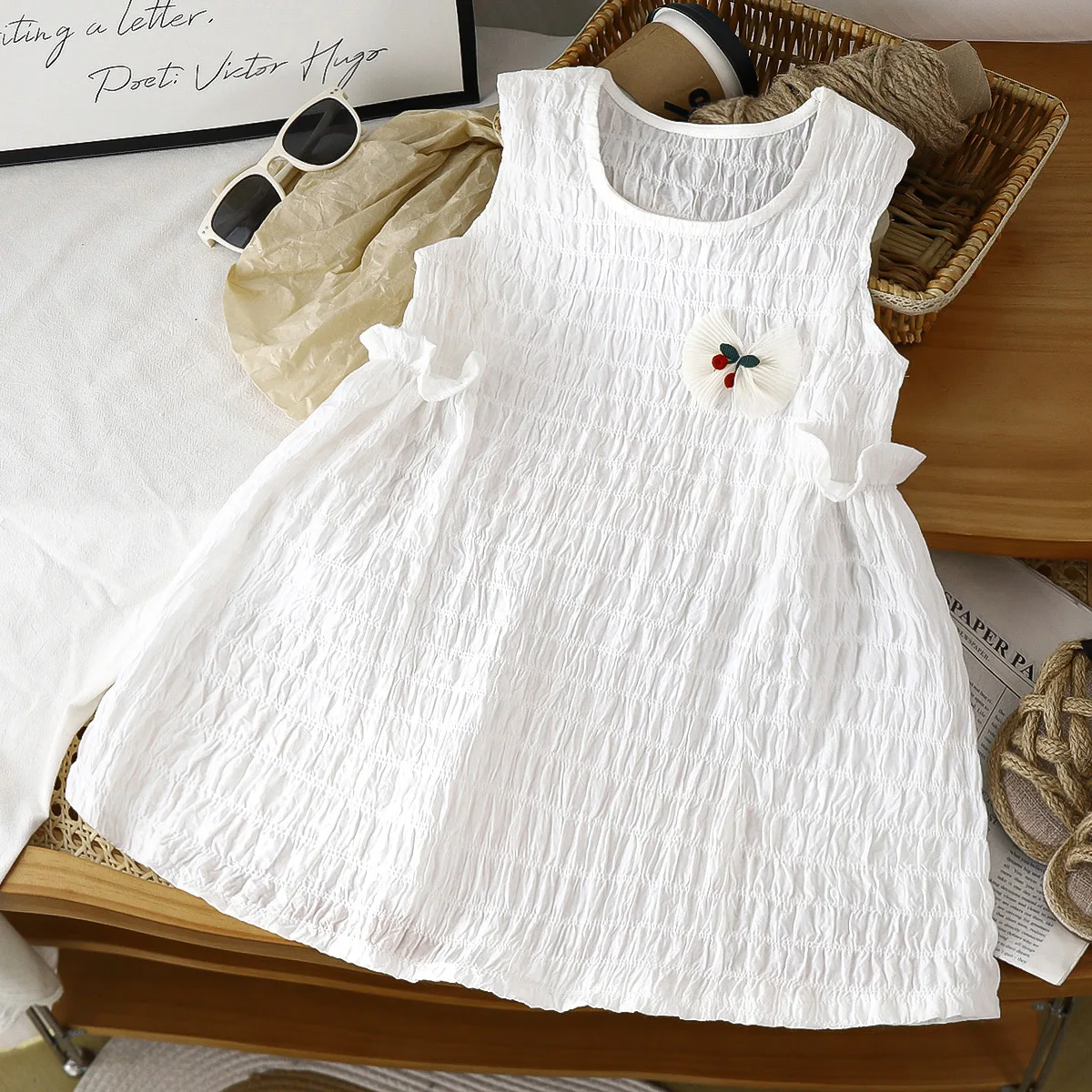 Baby Dresses Toddler Girl Clothes Thin Style Summer Dress White Casual Dresses For Girls Vacation Dress Sleeveless Girl Outfits
Baby Dresses Toddler Girl Clothes Thin Style Summer Dress White Casual Dresses For Girls Vacation Dress Sleeveless Girl Outfits