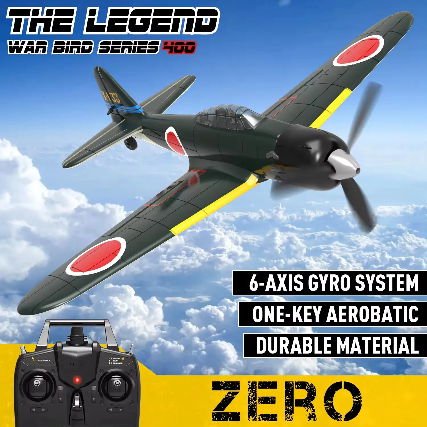 Новинка, лидер продаж, радиоуправляемый самолет 400 мм Zero/P51 Mustang /BF109/летательный аппарат RTF с системой стабилизации Xpilot, один ключ, аэробатический
Новинка, лидер продаж, радиоуправляемый самолет 400 мм Zero/P51 Mustang /BF109/летательный аппарат RTF с системой стабилизации Xpilot, один ключ, аэробатический