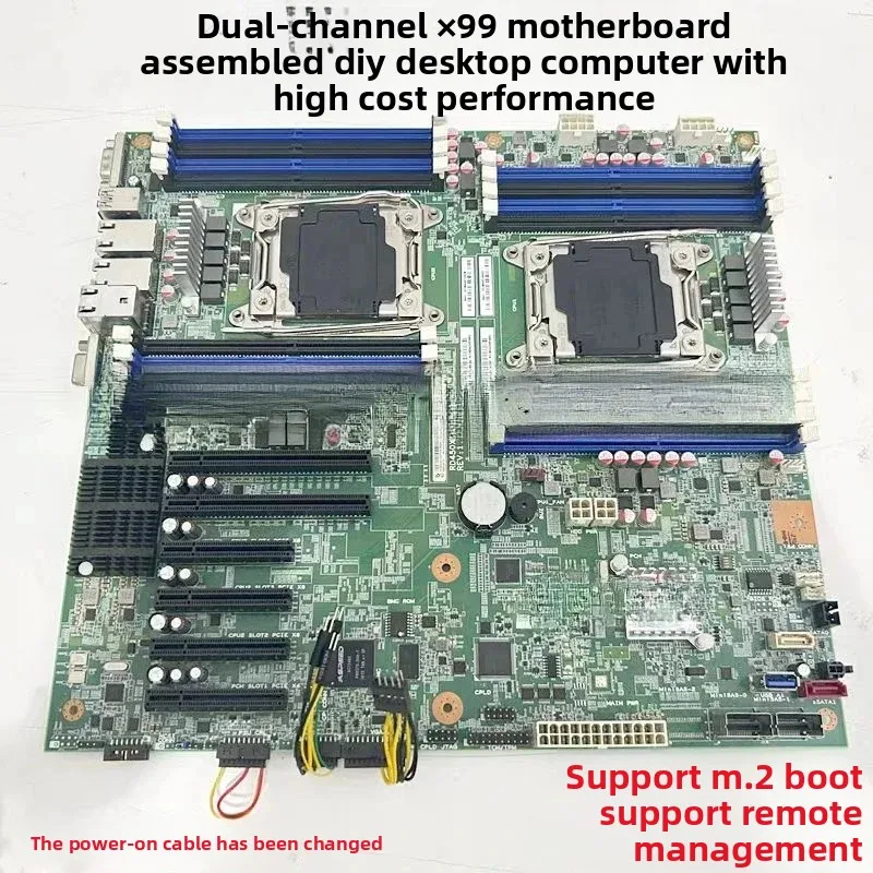 Server Motherboard RD450X (Dual X99) - Supports 00HV330/00HV211/00HV692/00HV328 Models
Server Motherboard RD450X (Dual X99) - Supports 00HV330/00HV211/00HV692/00HV328 Models