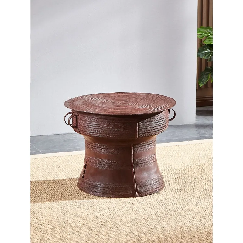 Журнальный столик для небольшой квартиры, круглый стол, простой ресторан из массива тайского дерева
Журнальный столик для небольшой квартиры, круглый стол, простой ресторан из массива тайского дерева