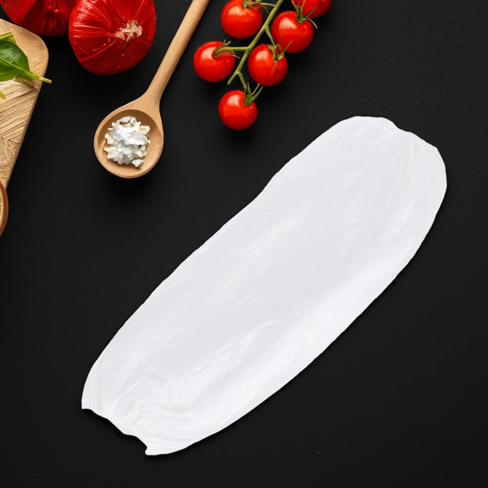 100 Pcs Disposable Arm Sleeves Protector Waterproof Oilproof Cooking Plastic Guards Thin Skin Work Home Use
100 Pcs Disposable Arm Sleeves Protector Waterproof Oilproof Cooking Plastic Guards Thin Skin Work Home Use