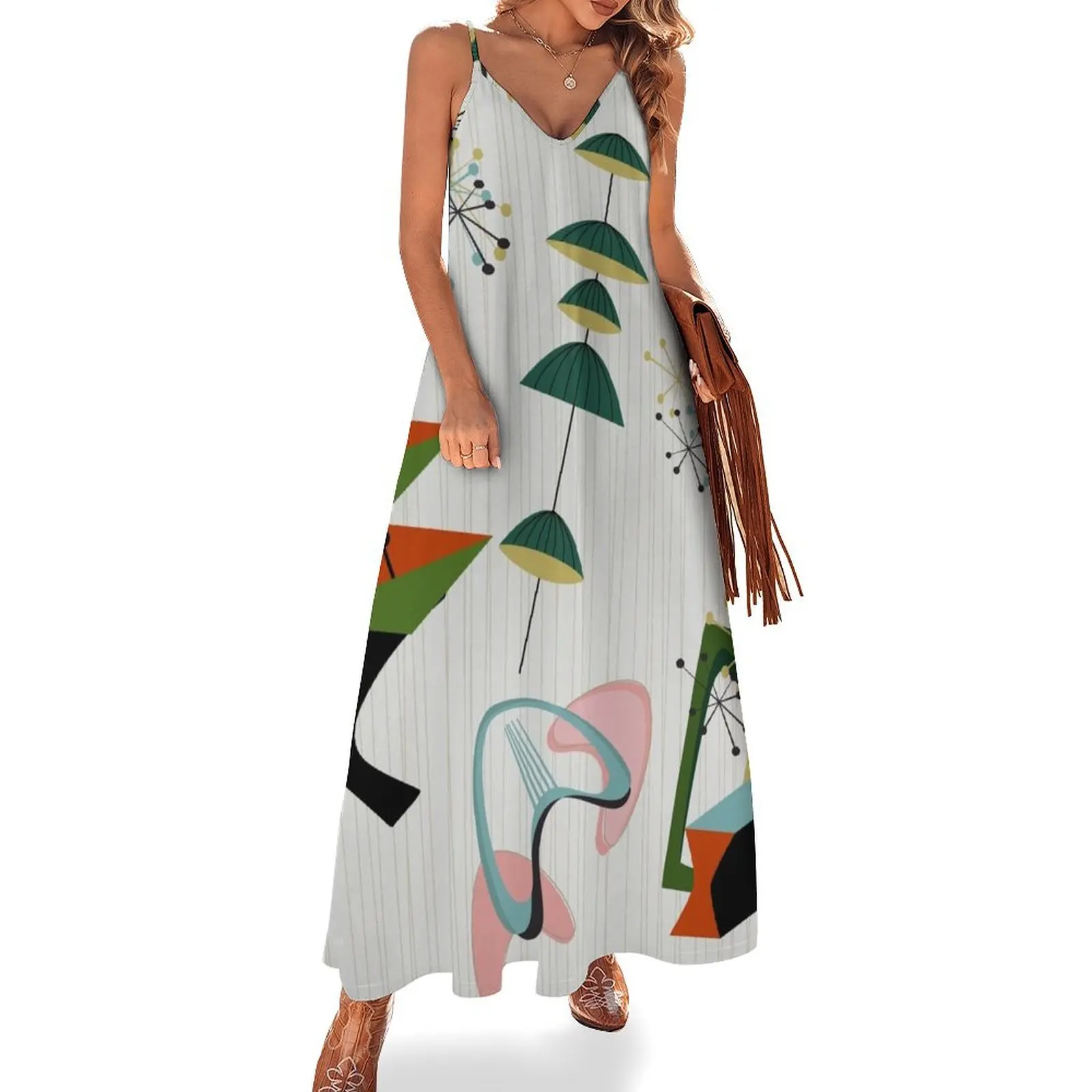 Retro Eames-Era Atomic Inspired Sleeveless Dress dresses for special events Summer skirt prom clothes Dress
Retro Eames-Era Atomic Inspired Sleeveless Dress dresses for special events Summer skirt prom clothes Dress