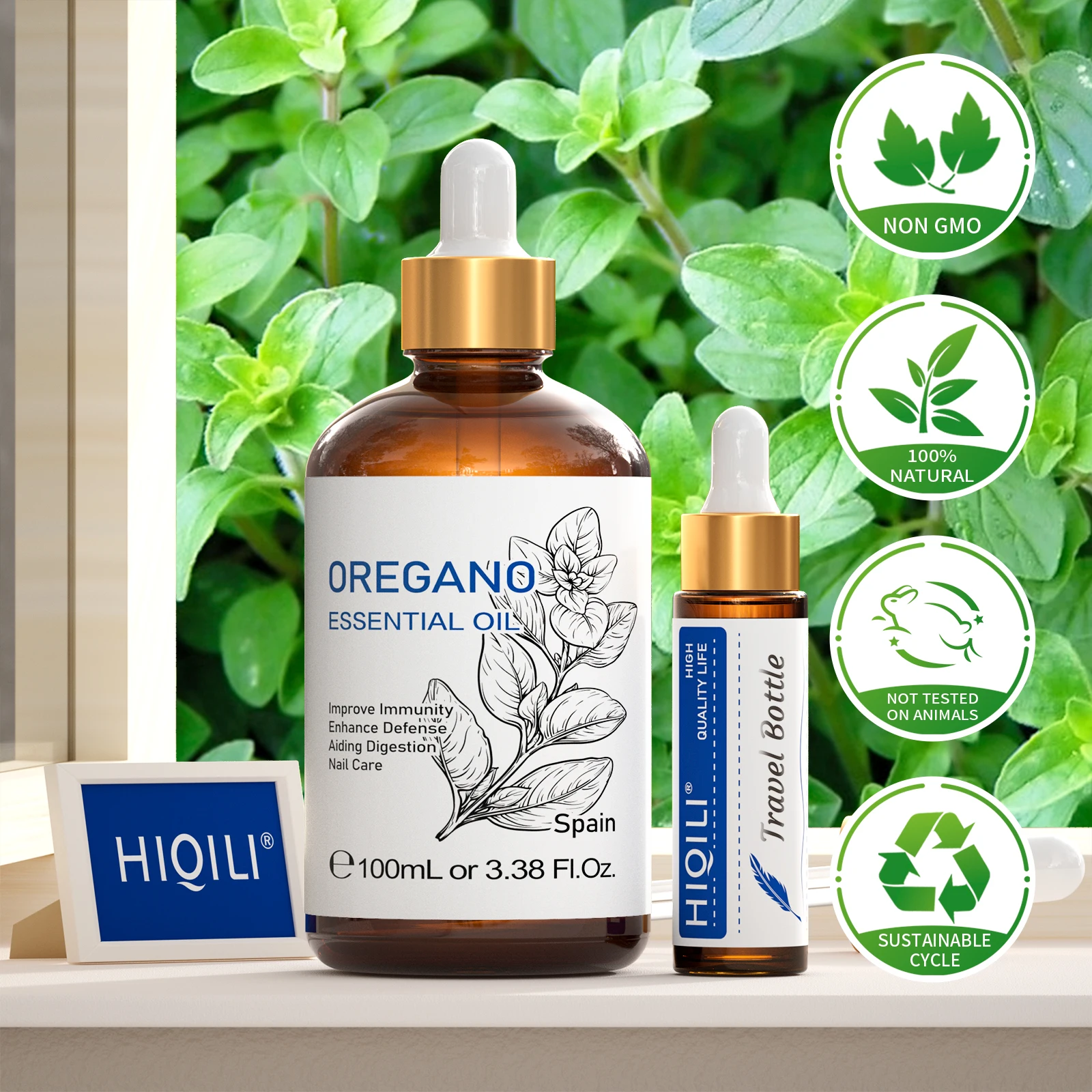 HIQILI 100ml Essential Oil, 100% Natural Oregano, Used For Diffiuser/Humidifier Car Air Freshener Candle Making DIY
HIQILI 100ml Essential Oil, 100% Natural Oregano, Used For Diffiuser/Humidifier Car Air Freshener Candle Making DIY