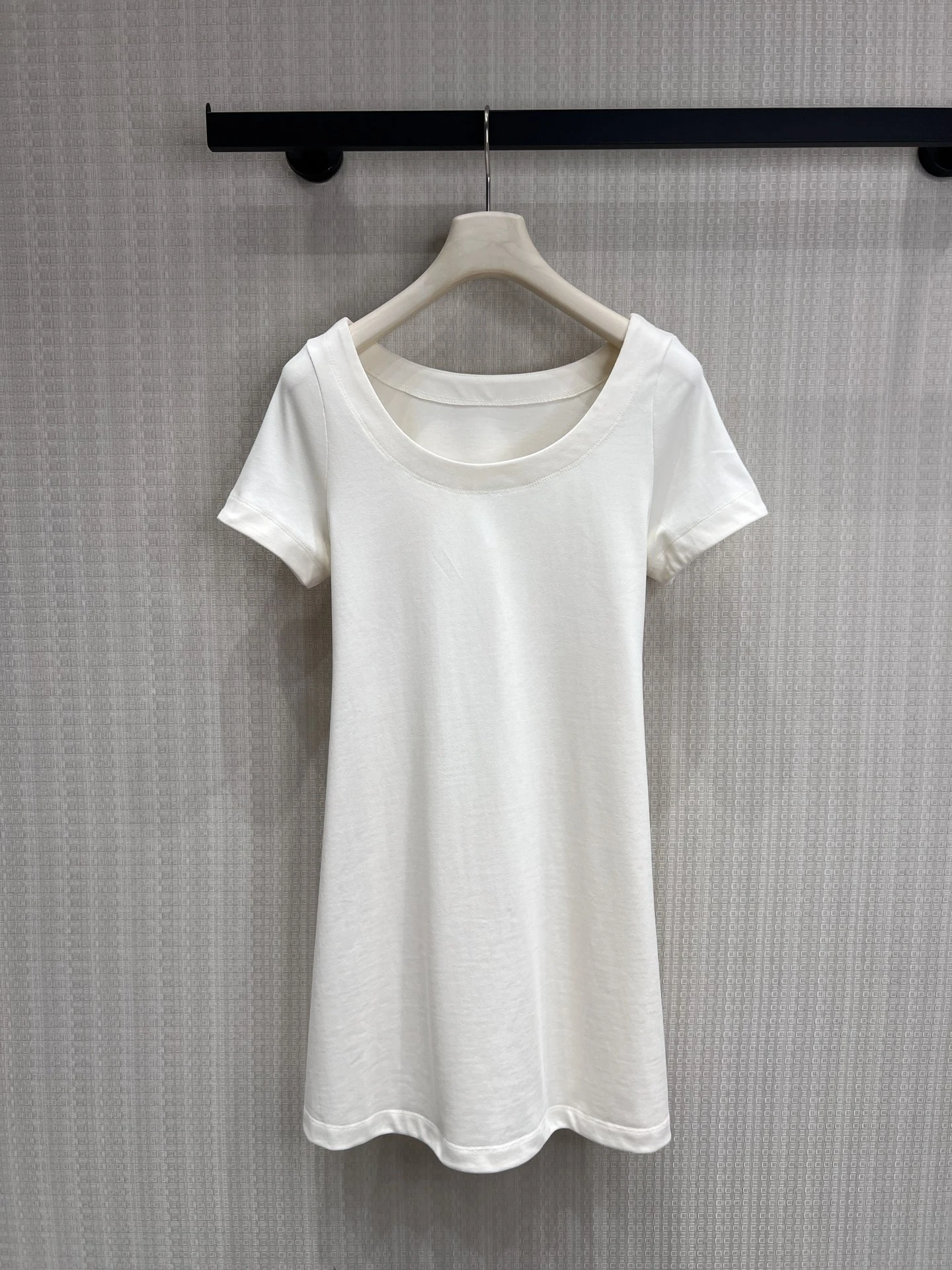 Slimming Knitted Dress Women's round Neck Short Sleeve Loose Fit Fashionable A-Line Dress Cotton Summer Casual Dress
Slimming Knitted Dress Women's round Neck Short Sleeve Loose Fit Fashionable A-Line Dress Cotton Summer Casual Dress