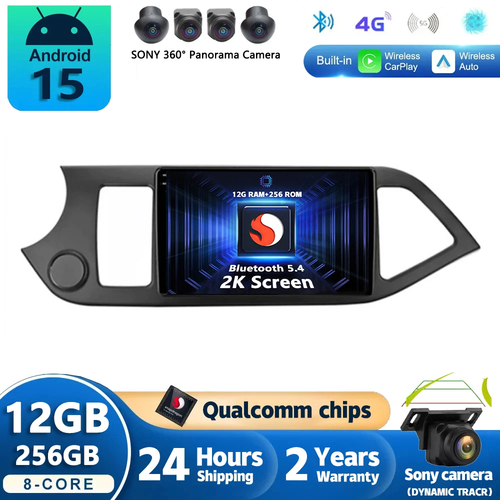 Android 16 Carplay Car Radio For KIA PICANTO Morning 2011 2012 - 2016 Navigation GPS Multimedia Player stereo wifi+4G Auto video
Android 16 Carplay Car Radio For KIA PICANTO Morning 2011 2012 - 2016 Navigation GPS Multimedia Player stereo wifi+4G Auto video