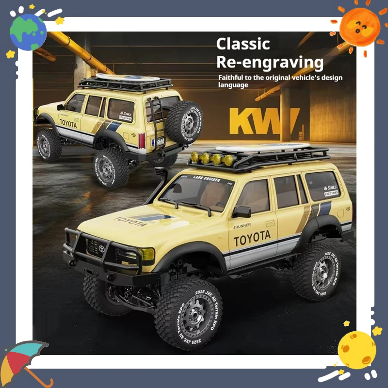 LC80 1:12 Scale RC Car 2.4G Full Function Remote Control Four Wheel Drive Climbing Off-Road Vehicle Model for Boys
LC80 1:12 Scale RC Car 2.4G Full Function Remote Control Four Wheel Drive Climbing Off-Road Vehicle Model for Boys