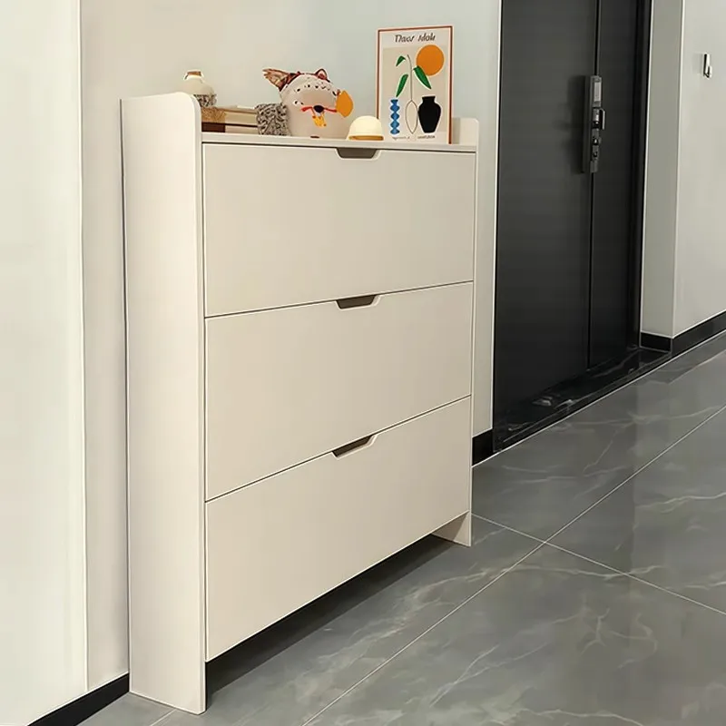 Ultra-thin tipping bucket shoe cabinet, popular at the door of the home, large-capacity entrance cabinet, integrated simple rack
Ultra-thin tipping bucket shoe cabinet, popular at the door of the home, large-capacity entrance cabinet, integrated simple rack