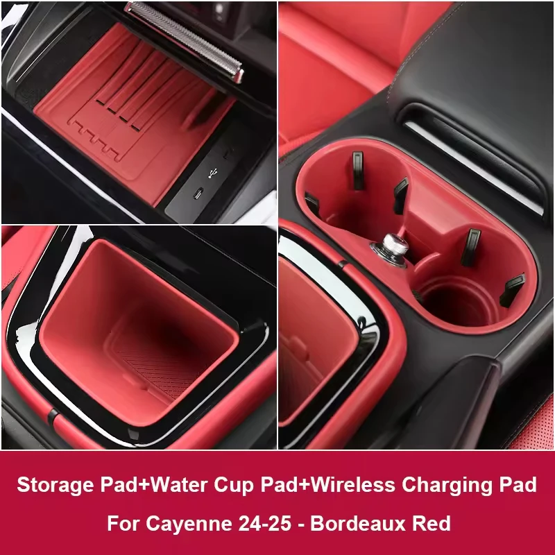 Silicone Center Console Organizer Accessories For Porsche Cayenne 9ya 2024 2025 Car Cup Holder Coaster Wireless Charging Pad
Silicone Center Console Organizer Accessories For Porsche Cayenne 9ya 2024 2025 Car Cup Holder Coaster Wireless Charging Pad