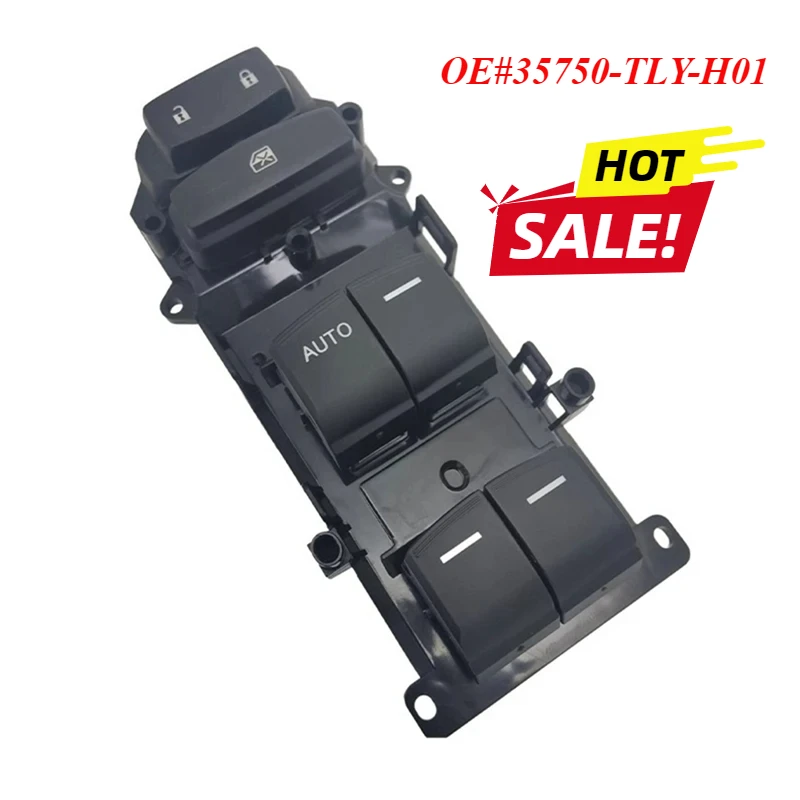 35750-TLY-H01 35750TLYH01 Power Window Switch For Honda Civic Crv CR V Breeze 2017 2018 2019 2020 35750-TEA-H01 Replacement
35750-TLY-H01 35750TLYH01 Power Window Switch For Honda Civic Crv CR V Breeze 2017 2018 2019 2020 35750-TEA-H01 Replacement