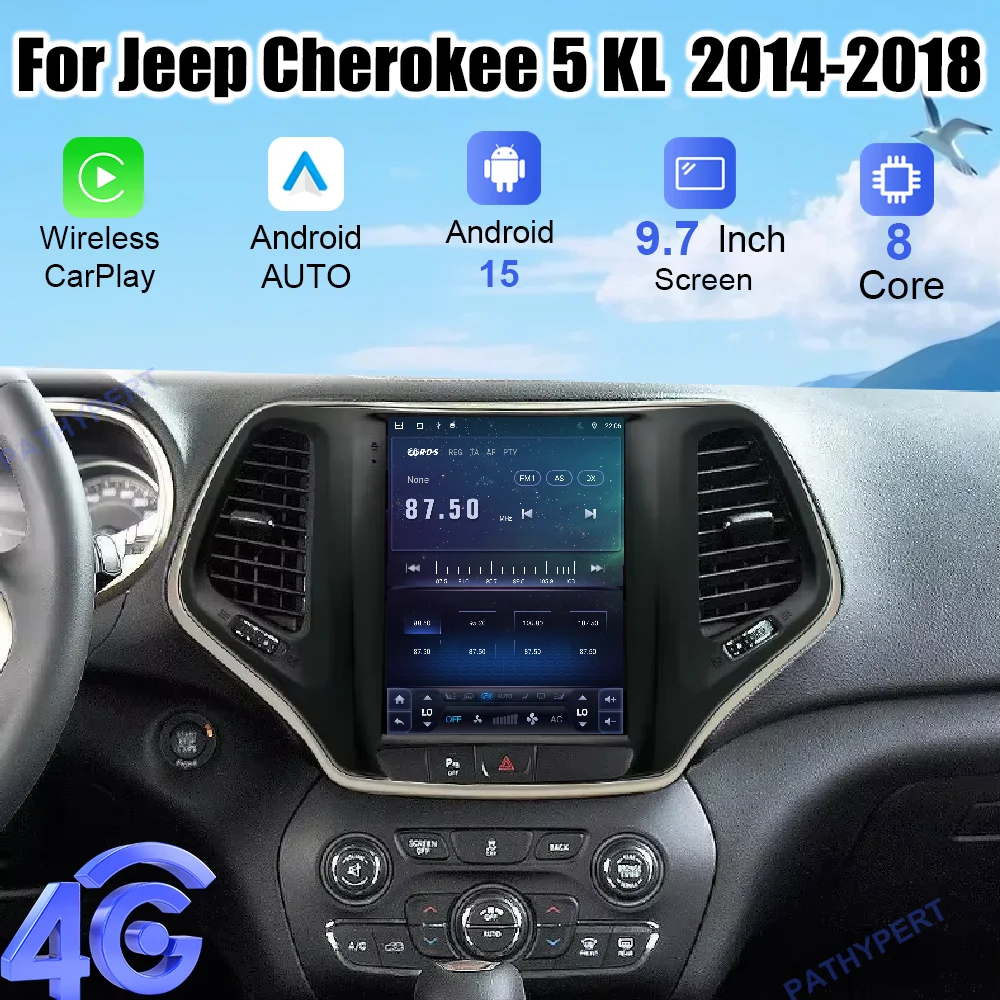 9.7" Car Radio 2 Din Screen Android 15 For Jeep Cherokee 5 KL 2014-2018 Multimedia Player Stere Auto Bluetooth Carplay GPS 4G FM
9.7" Car Radio 2 Din Screen Android 15 For Jeep Cherokee 5 KL 2014-2018 Multimedia Player Stere Auto Bluetooth Carplay GPS 4G FM