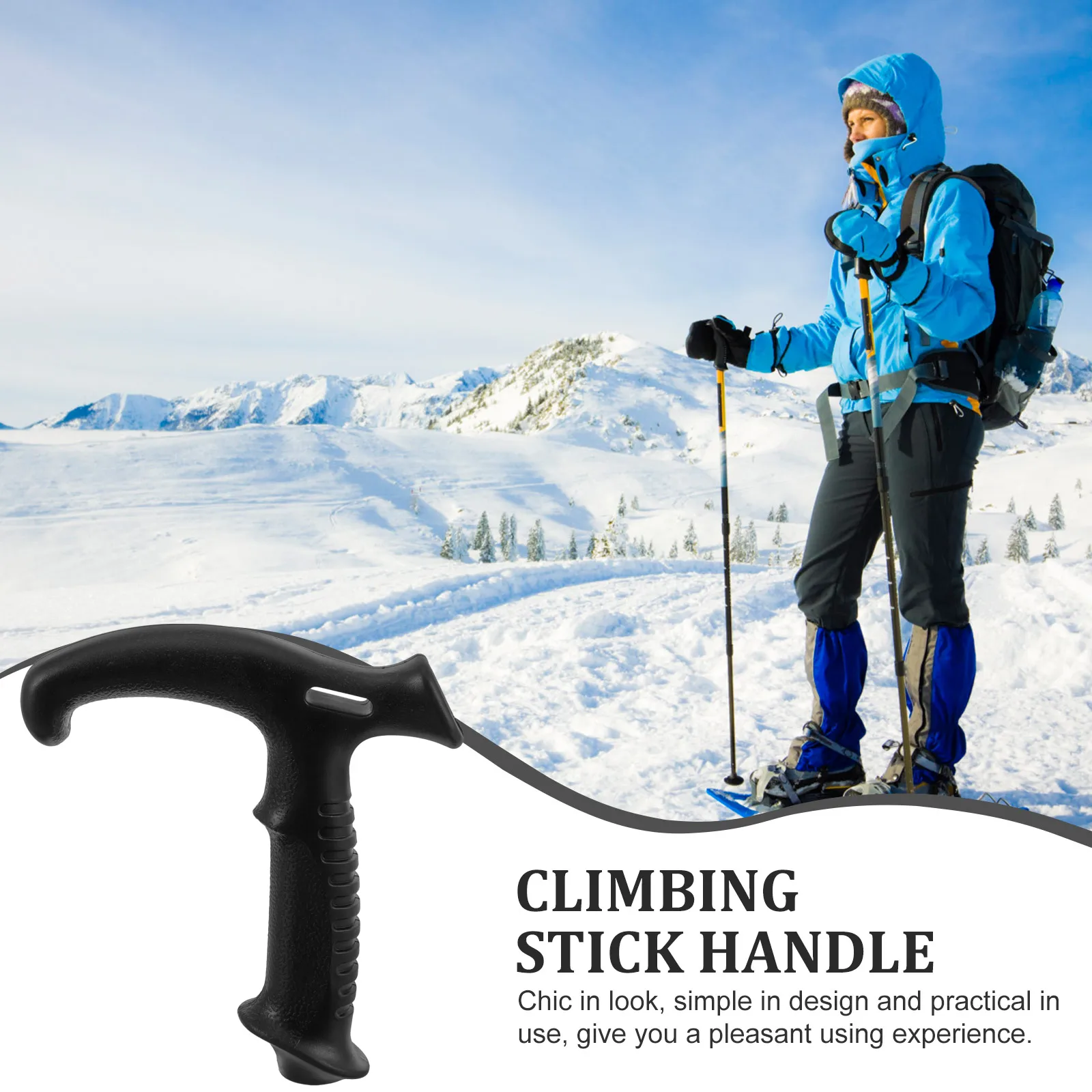 T Shaped Walking Stick Handle Replacement Plastic Cane Head For Hiking Pole Outdoor Use Polished Wood Handle Grip
T Shaped Walking Stick Handle Replacement Plastic Cane Head For Hiking Pole Outdoor Use Polished Wood Handle Grip