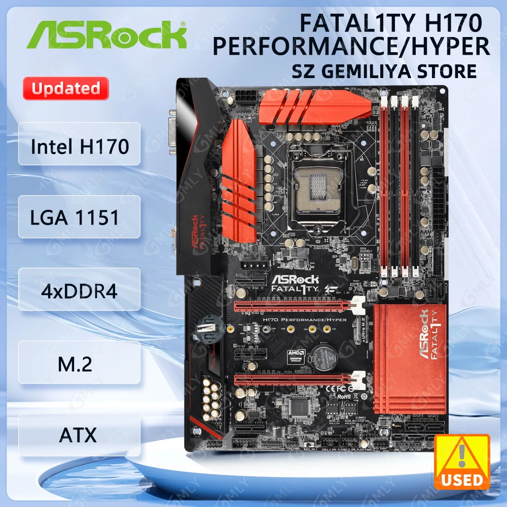 Материнская плата ASRock H170 PERFORMANCE/HYPER Intel H170 LGA 1151 DDR4 64 ГБ ATX с поддержкой процессора i5-7400 i3-6300 i5-6500 i3-6100
Материнская плата ASRock H170 PERFORMANCE/HYPER Intel H170 LGA 1151 DDR4 64 ГБ ATX с поддержкой процессора i5-7400 i3-6300 i5-6500 i3-6100