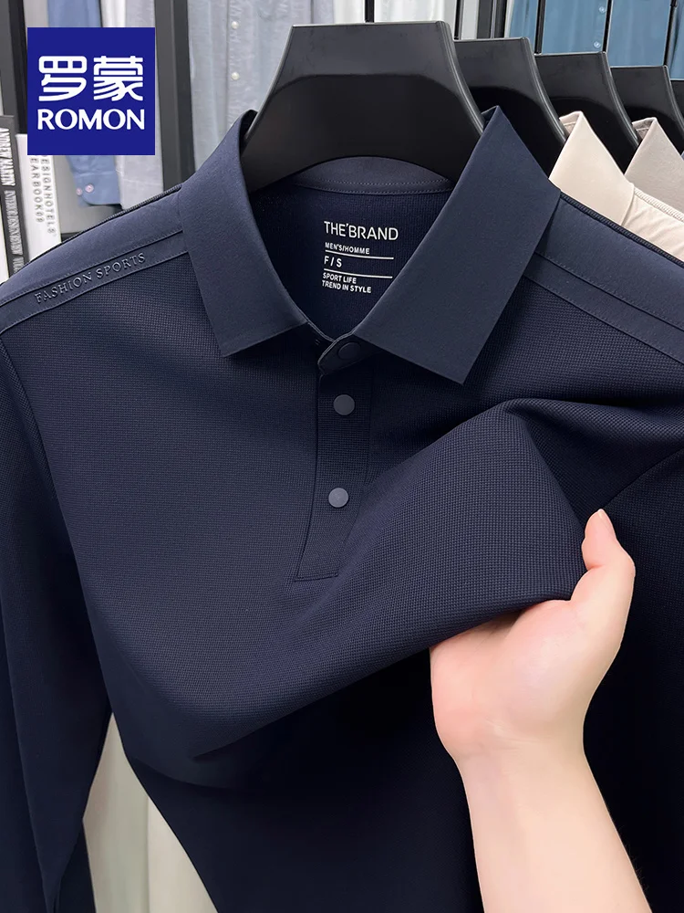 Мужская повседневная свободная футболка с длинным рукавом для бизнеса и отдыха, осенняя одежда для отцов, из дышащего полиэфирного волокна
Мужская повседневная свободная футболка с длинным рукавом для бизнеса и отдыха, осенняя одежда для отцов, из дышащего полиэфирного волокна