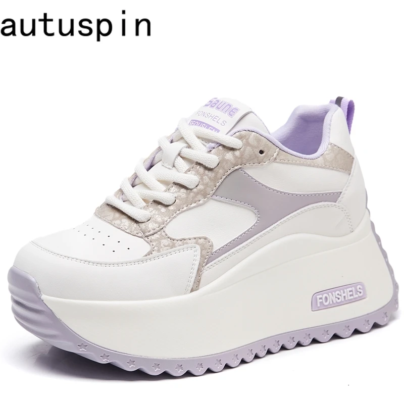AUTUSPIN 5cm Platform Women Shoes 2025 Summer Autumn Fashion Mixed Colors Sneakers Synthetic Leather Ladies Chunky Footwear
AUTUSPIN 5cm Platform Women Shoes 2025 Summer Autumn Fashion Mixed Colors Sneakers Synthetic Leather Ladies Chunky Footwear