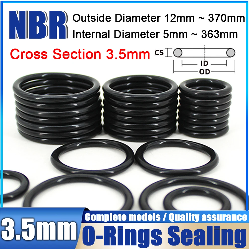 1/5/10pcs CS 3.5mm Rubber Silicone O Ring Seal Oring Gasket Washer NBR O-ring High Pressure Repair Oil Resist Band Sealing Ring
1/5/10pcs CS 3.5mm Rubber Silicone O Ring Seal Oring Gasket Washer NBR O-ring High Pressure Repair Oil Resist Band Sealing Ring