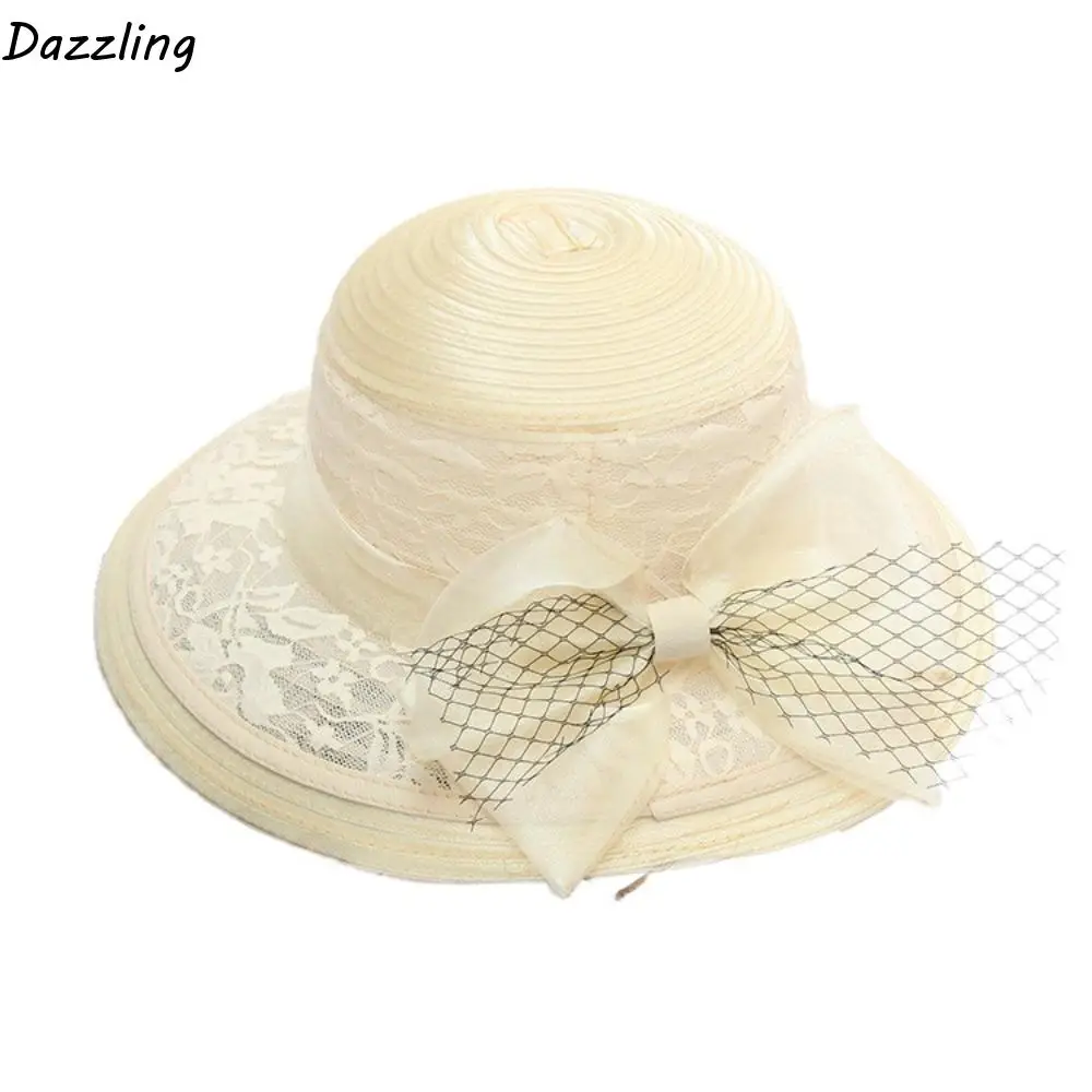 Trendy French Style Lace Net Yarn Hat Hepburn Sweet Women's Bow Hat Elegant Patchwork Bowler Fisherman Hat Female
Trendy French Style Lace Net Yarn Hat Hepburn Sweet Women's Bow Hat Elegant Patchwork Bowler Fisherman Hat Female
