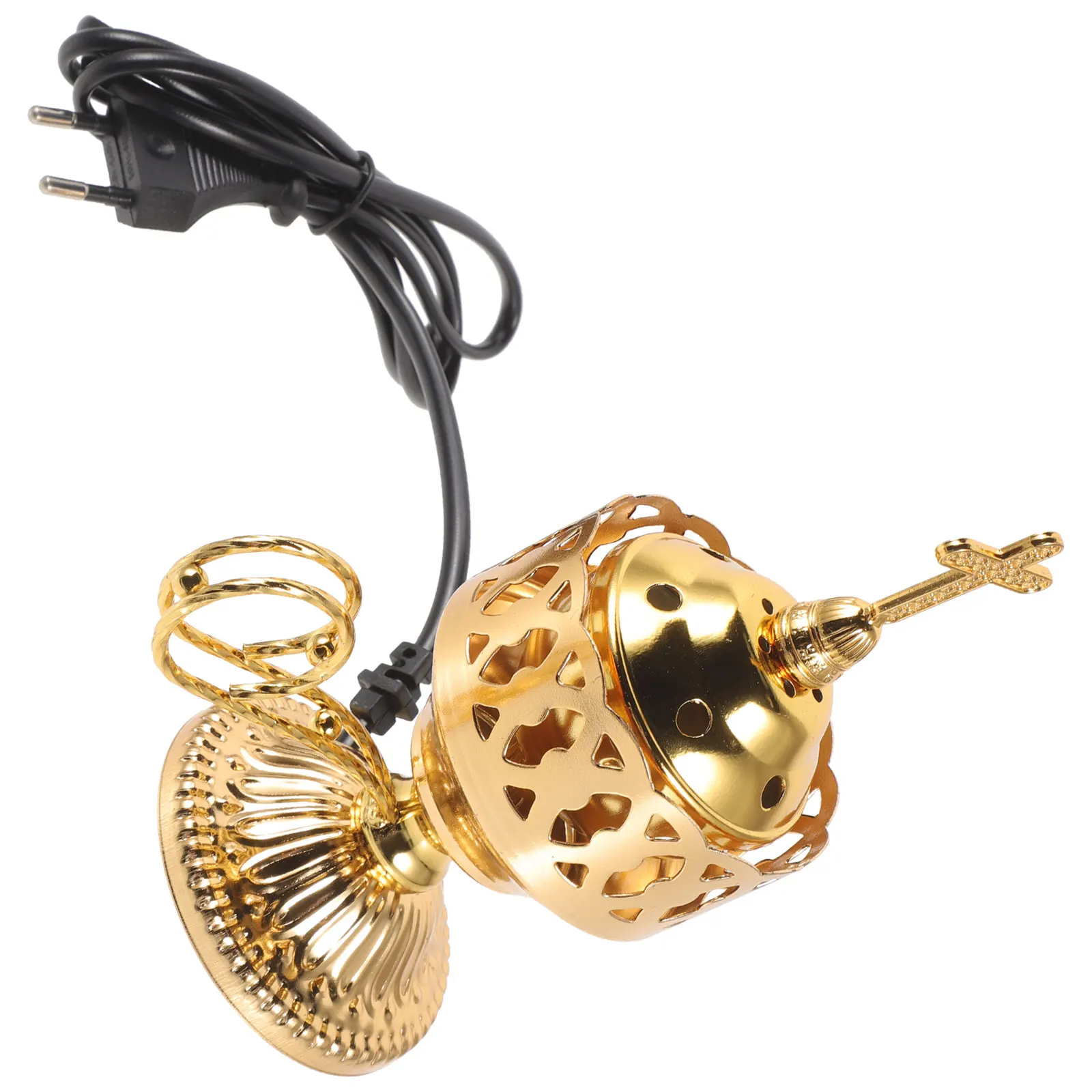 Electric Incense Burner Golden Small Bakhoor Wax Dining Table Car Plug Metal Middle Eastern Home Decor Living Room Desk
Electric Incense Burner Golden Small Bakhoor Wax Dining Table Car Plug Metal Middle Eastern Home Decor Living Room Desk