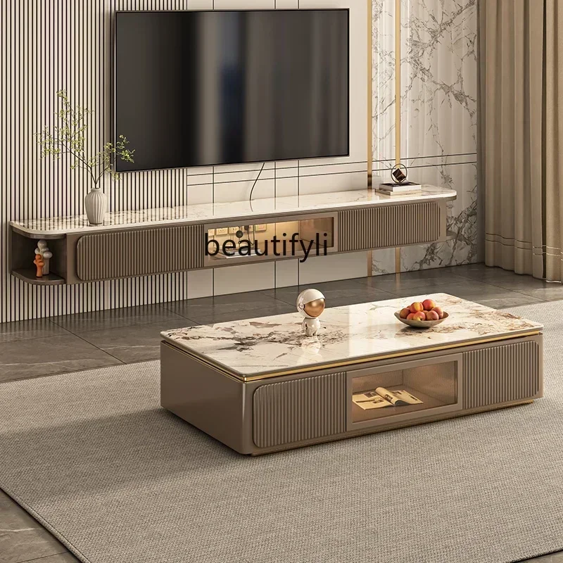 ss7486 ss 7486 Light luxury rock slab coffee table suspended TV cabinet combination suspended floor cabinet hanging living room
ss7486 ss 7486 Light luxury rock slab coffee table suspended TV cabinet combination suspended floor cabinet hanging living room