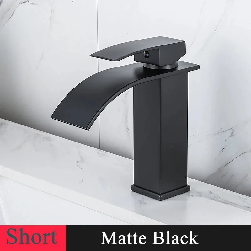 Bathroom Waterfall Basin Faucet SS Bath Sink Faucet Hot&Cold Water Mixer Vanity Tap Deck Mounted Washbasin Taps
Bathroom Waterfall Basin Faucet SS Bath Sink Faucet Hot&Cold Water Mixer Vanity Tap Deck Mounted Washbasin Taps