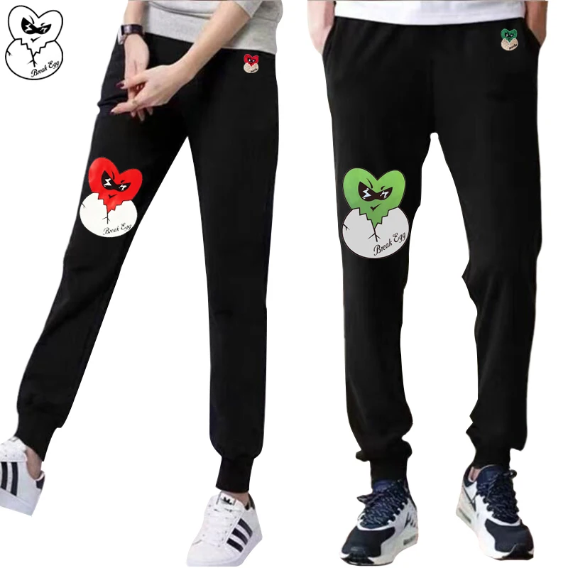 Break Egg Men Women Spring Autumn Long Trousers Cartoon Eggshell Embroidery printing Cotton Elastic Bind Feet Drawstring Pants
Break Egg Men Women Spring Autumn Long Trousers Cartoon Eggshell Embroidery printing Cotton Elastic Bind Feet Drawstring Pants