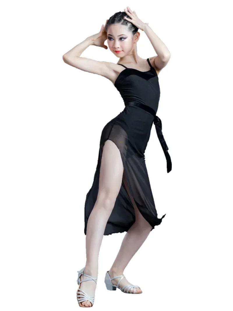 Latin Dance Wear Girls Summer Sling Latin Practicing Clothes Set Kids Training Fashion Performance Clothes Latin Dance Dress
Latin Dance Wear Girls Summer Sling Latin Practicing Clothes Set Kids Training Fashion Performance Clothes Latin Dance Dress