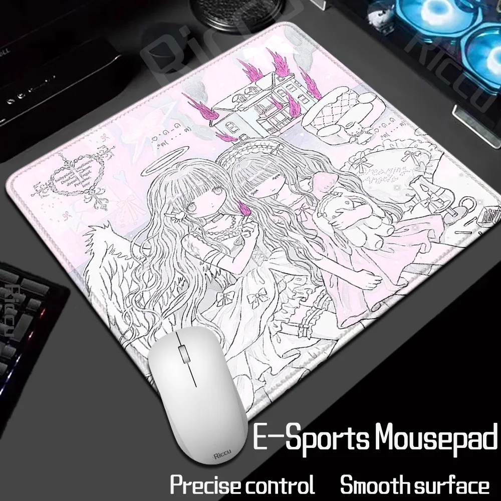 HD print XL Sleepy Angel Mouse Pad Rug Anime Pink Girl Gaming Keyboard PC Desk mat PC Lock Edge Rubber carpet cup protective pad
HD print XL Sleepy Angel Mouse Pad Rug Anime Pink Girl Gaming Keyboard PC Desk mat PC Lock Edge Rubber carpet cup protective pad
