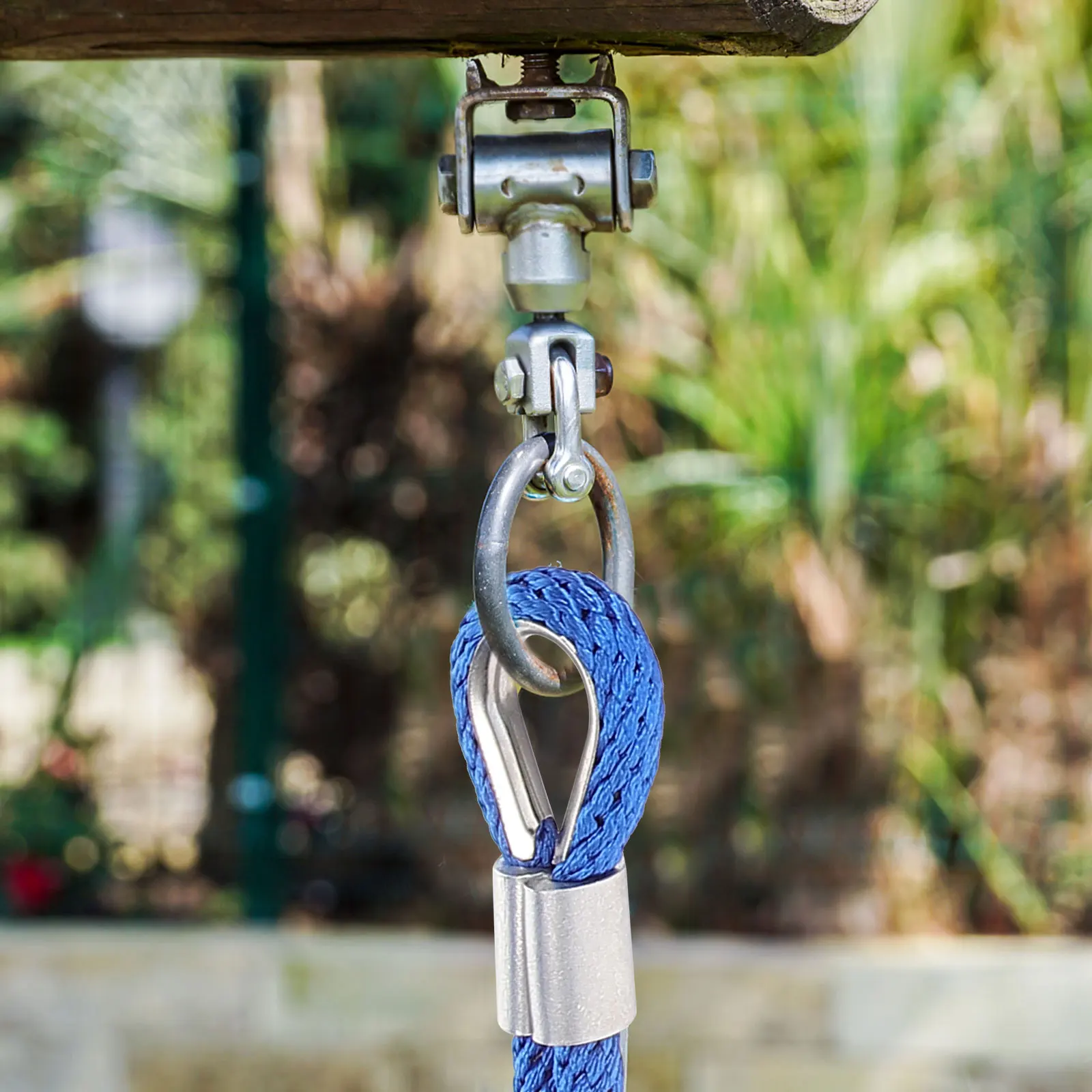 Adjustable Swing Rope for Children Durable Nylon Steel Wire Rope for Tree Swings Hammock Chair Strap Swing Hanging System 
Adjustable Swing Rope for Children Durable Nylon Steel Wire Rope for Tree Swings Hammock Chair Strap Swing Hanging System