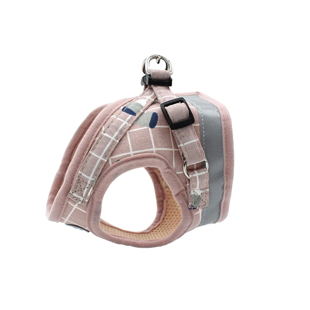 Dog Harness Vest Light Adjustable Sliding Straps Protect Trachea Reflective Belt Pink Pet Leash Collars Chest Strap
Dog Harness Vest Light Adjustable Sliding Straps Protect Trachea Reflective Belt Pink Pet Leash Collars Chest Strap