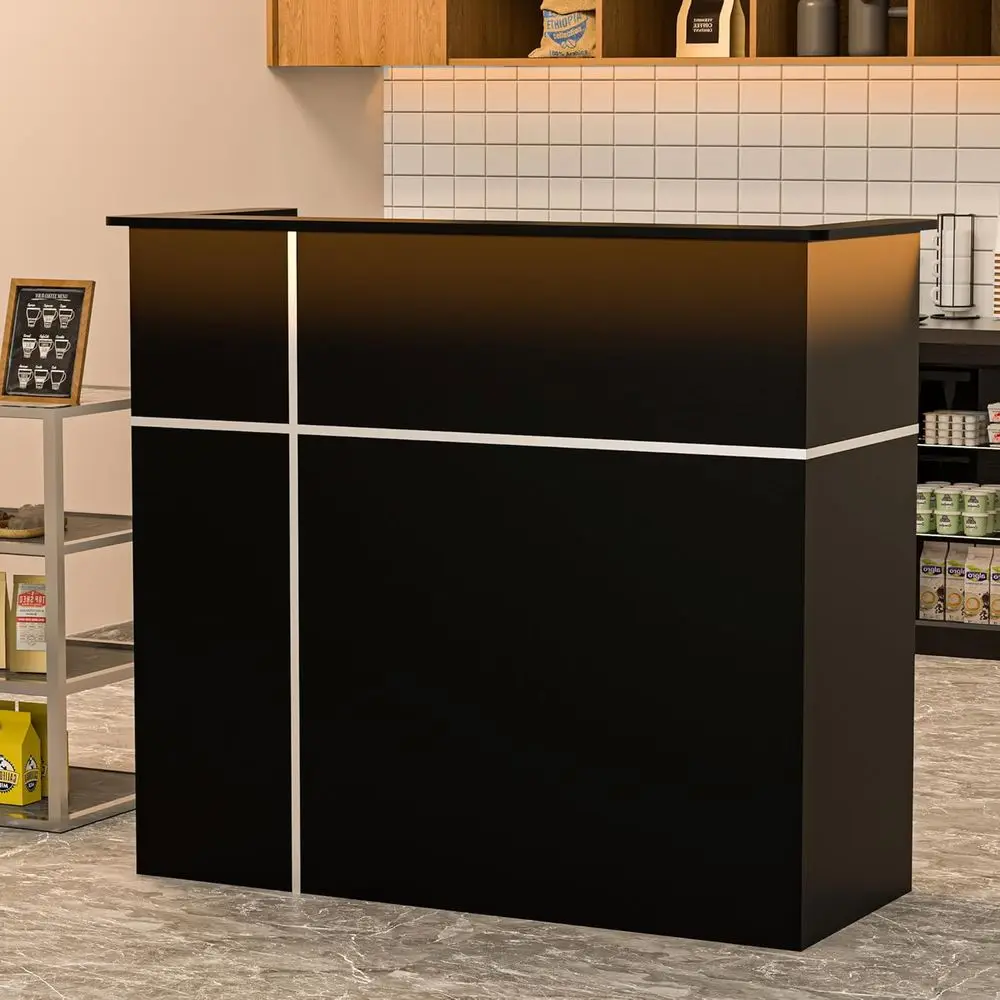 Commercial Desk with Counter, Lockers & Storage, 50-inch LED-lit Checkout Counter for Retail, Office, Reception Areas
Commercial Desk with Counter, Lockers & Storage, 50-inch LED-lit Checkout Counter for Retail, Office, Reception Areas