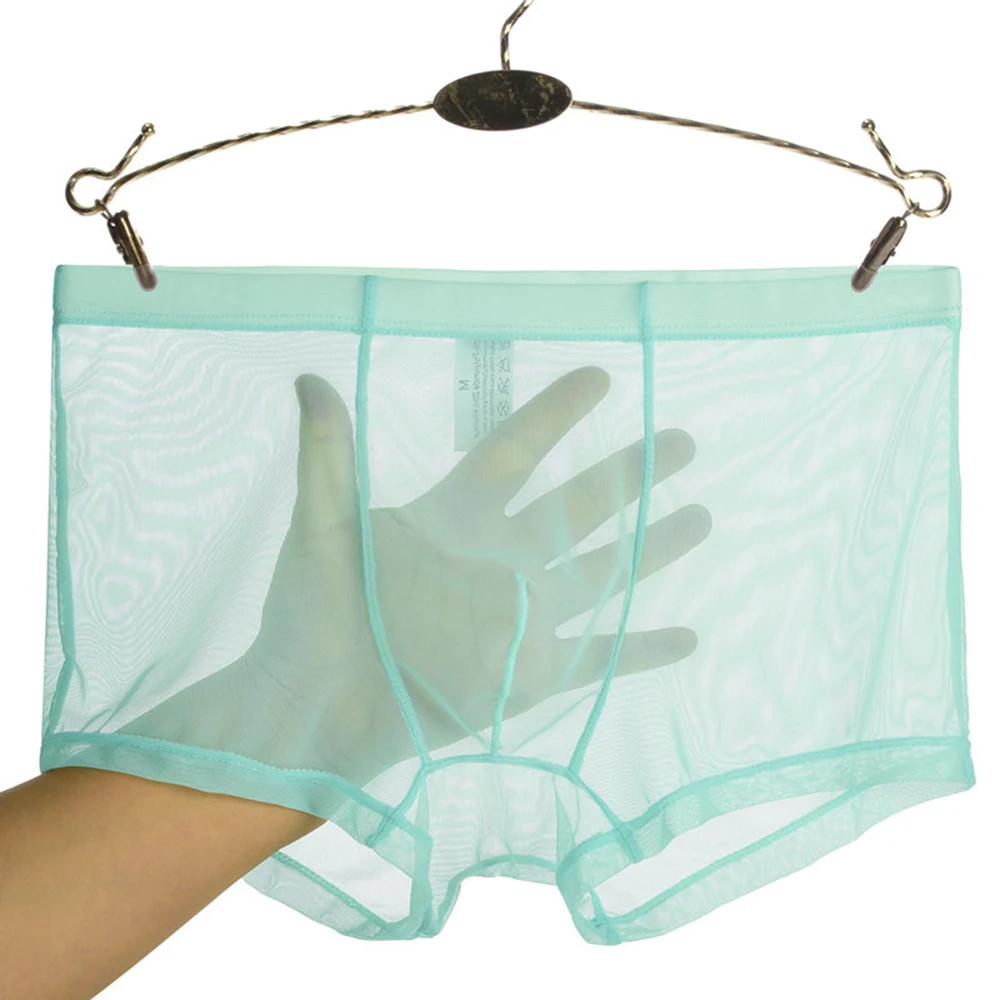 Men's Sexy Mesh Briefs Thin Transparent Underwear Bulge Pouch Shorts Male Trunks Ultra-Thin Underpant Breathable Lingerie
Men's Sexy Mesh Briefs Thin Transparent Underwear Bulge Pouch Shorts Male Trunks Ultra-Thin Underpant Breathable Lingerie