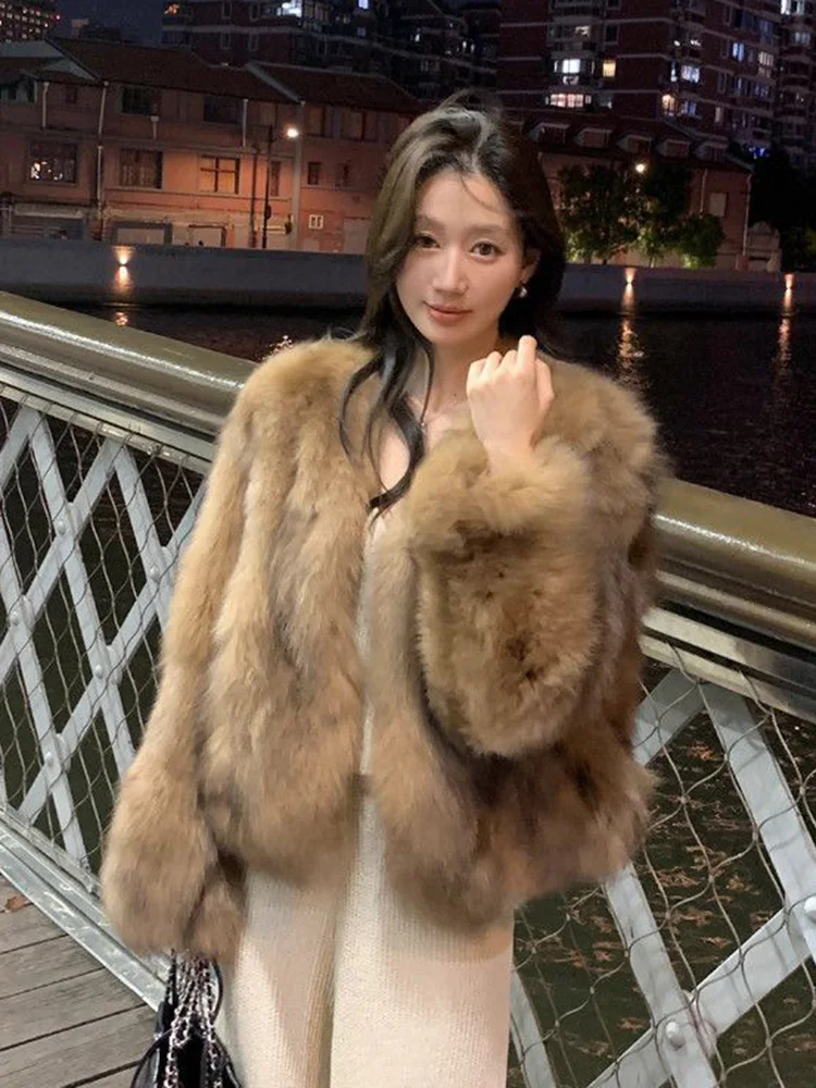 Женское зимнее шикарное пальто из искусственного меха, тонкая элегантная куртка из искусственного лисы с длинными рукавами, корейская мода, милые женские теплые универсальные топы, верхняя одежда
Женское зимнее шикарное пальто из искусственного меха, тонкая элегантная куртка из искусственного лисы с длинными рукавами, корейская мода, милые женские теплые универсальные топы, верхняя одежда