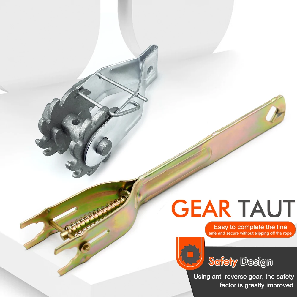Heavy Duty Repair Fence Tensioner Garden Wire Strainer Practical Aluminum Alloy Gardening Tools
Heavy Duty Repair Fence Tensioner Garden Wire Strainer Practical Aluminum Alloy Gardening Tools