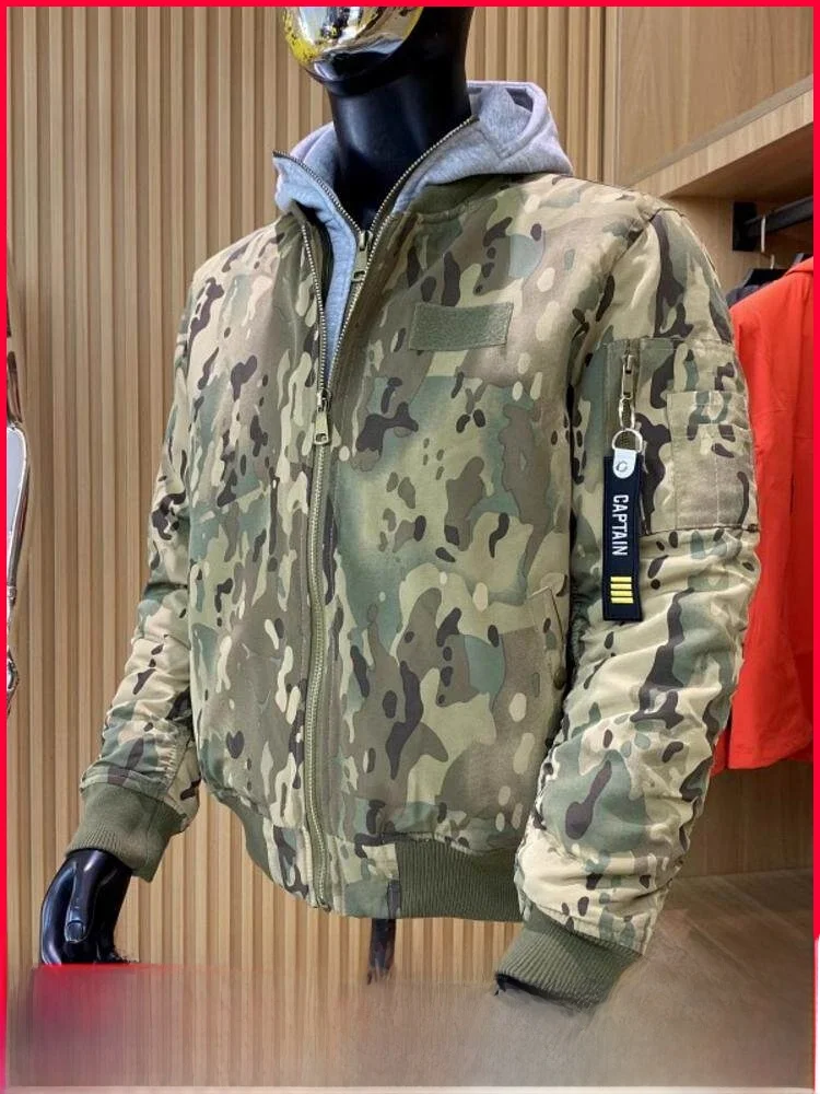 Heavyweight Men's Retro Pilot Jaet Winter Faion Thiened Cotton Coat Stand Fit Long Sve Youthful Sle Warmth Guar...
Heavyweight Men's Retro Pilot Jaet Winter Faion Thiened Cotton Coat Stand Fit Long Sve Youthful Sle Warmth Guar...