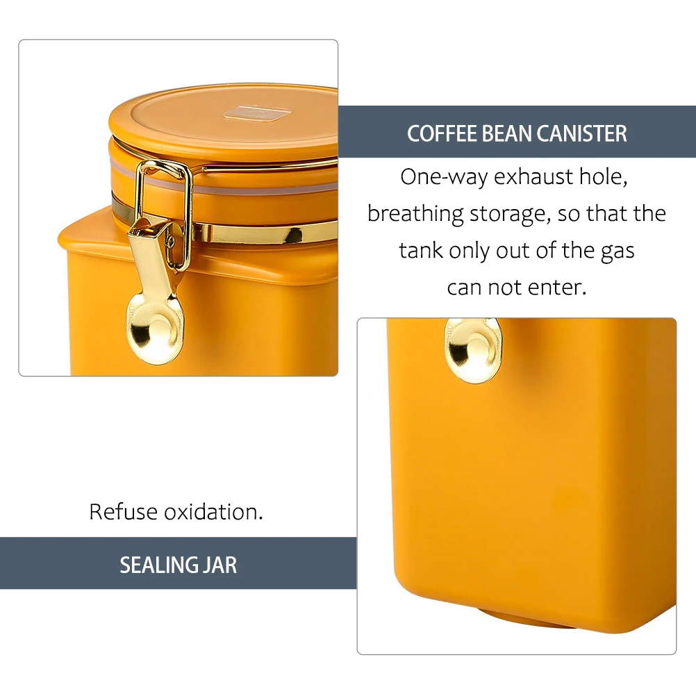 Airtight Bean Storage Container 500ML Jar for Coffee Beans Powder Snacks Dry Food Moisture Proof Canister Small Space Saving
Airtight Bean Storage Container 500ML Jar for Coffee Beans Powder Snacks Dry Food Moisture Proof Canister Small Space Saving