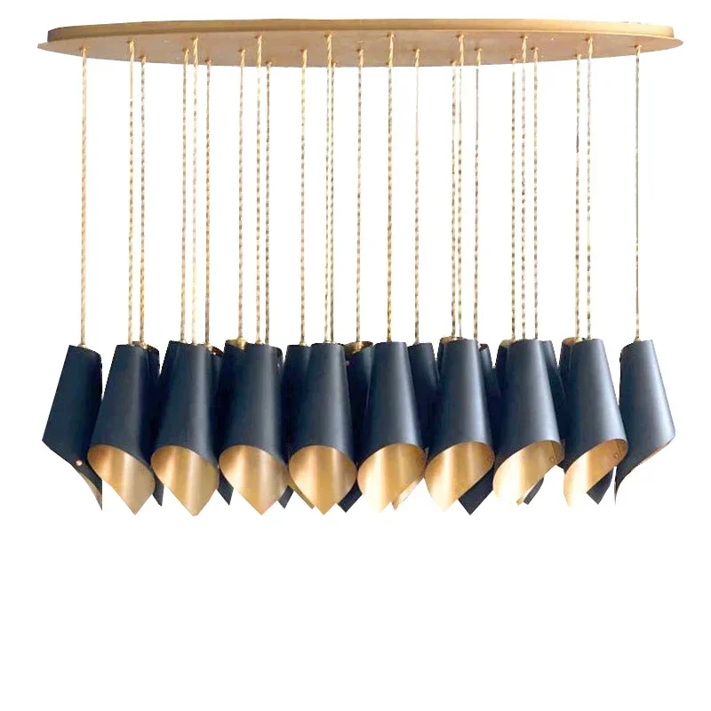 Postmodern Stainless Steel Chandelier Custom LED Art Light for Living Room Restaurant Hotel
Postmodern Stainless Steel Chandelier Custom LED Art Light for Living Room Restaurant Hotel