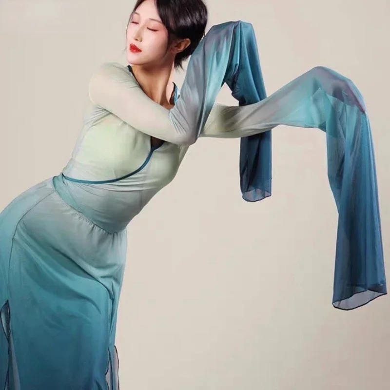 Классический танцевальный костюм в китайском стиле, современная танцевальная тренировочная одежда, женская традиционная танцевальная одежда Yangko для практики
Классический танцевальный костюм в китайском стиле, современная танцевальная тренировочная одежда, женская традиционная танцевальная одежда Yangko для практики