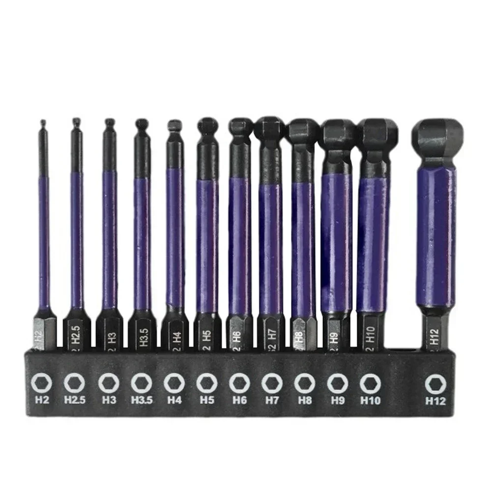 Practical Screwdriver Bit Hex Bit Set Steel 75mm Ball Head Screwdriver Bit Ball End Hex Bit With Screwdriver Holder
Practical Screwdriver Bit Hex Bit Set Steel 75mm Ball Head Screwdriver Bit Ball End Hex Bit With Screwdriver Holder