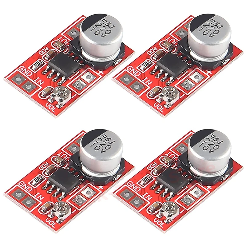 4 конденсатора DC 5V - 12V микро - элементного усилителя MIC малый микрофон может регулировать усиление 750mW LM386 amp модуль
4 конденсатора DC 5V - 12V микро - элементного усилителя MIC малый микрофон может регулировать усиление 750mW LM386 amp модуль