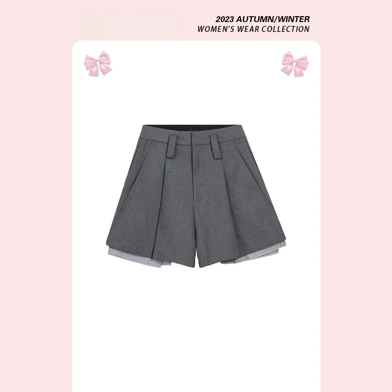 Брюки-юбка Forever 2 с высокой талией, плиссированные, женские, осенне-весенние, с индивидуальным дизайном и ярким цветовым сочетанием
Брюки-юбка Forever 2 с высокой талией, плиссированные, женские, осенне-весенние, с индивидуальным дизайном и ярким цветовым сочетанием