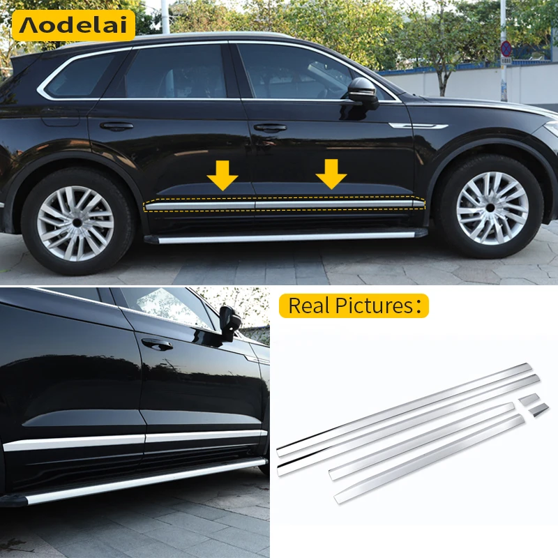 6PCS Stainless Steel Door Side Molding Strip for VW Touareg 2019-2025 Car Exterior Body Decor Trim Styling Accessories
6PCS Stainless Steel Door Side Molding Strip for VW Touareg 2019-2025 Car Exterior Body Decor Trim Styling Accessories