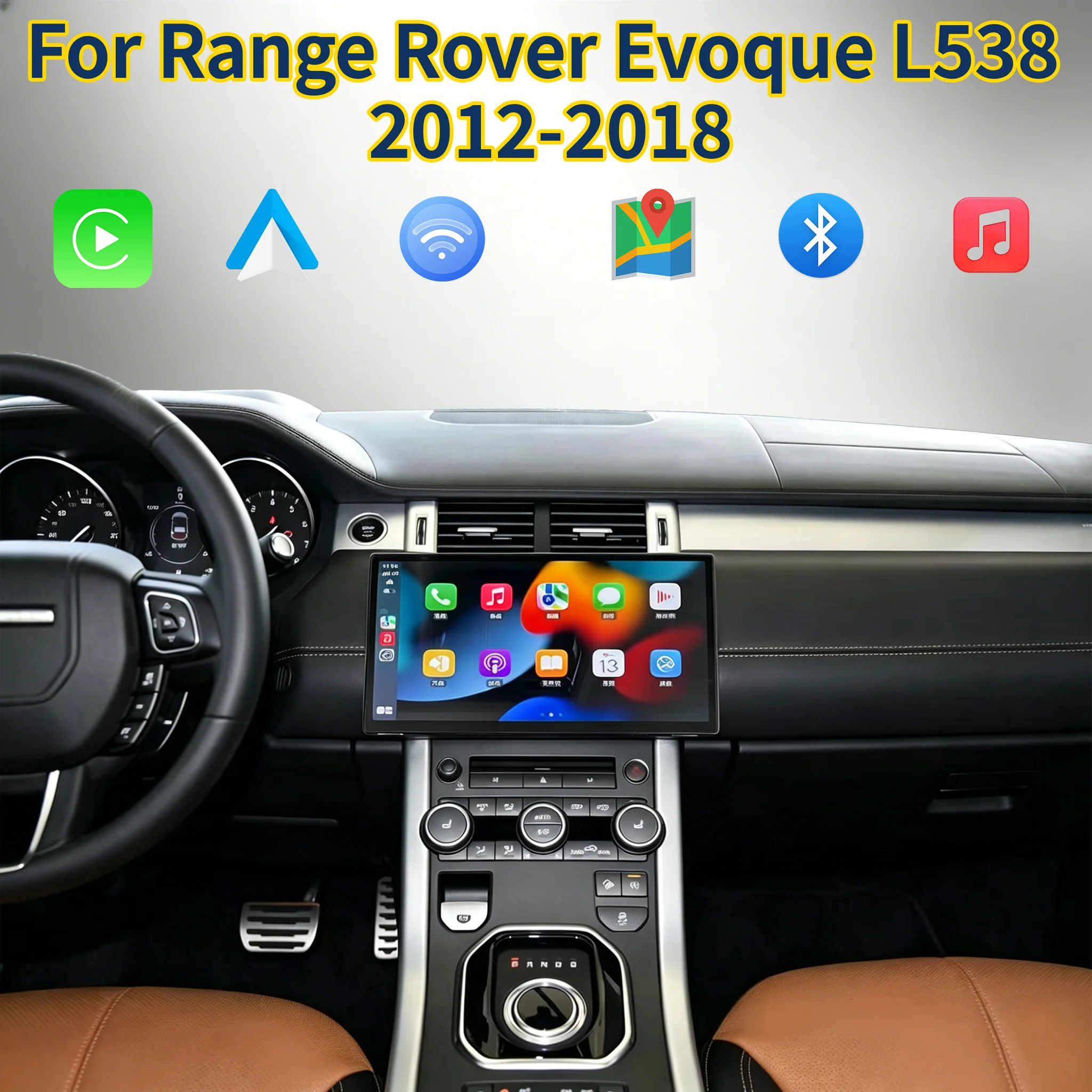 13.3''For Range Rover Evoque L538 2012-2018 Android 14 Navigation GPS Radio Multimedia Player Wireless Carplay OriginaOEM Menu
13.3''For Range Rover Evoque L538 2012-2018 Android 14 Navigation GPS Radio Multimedia Player Wireless Carplay OriginaOEM Menu