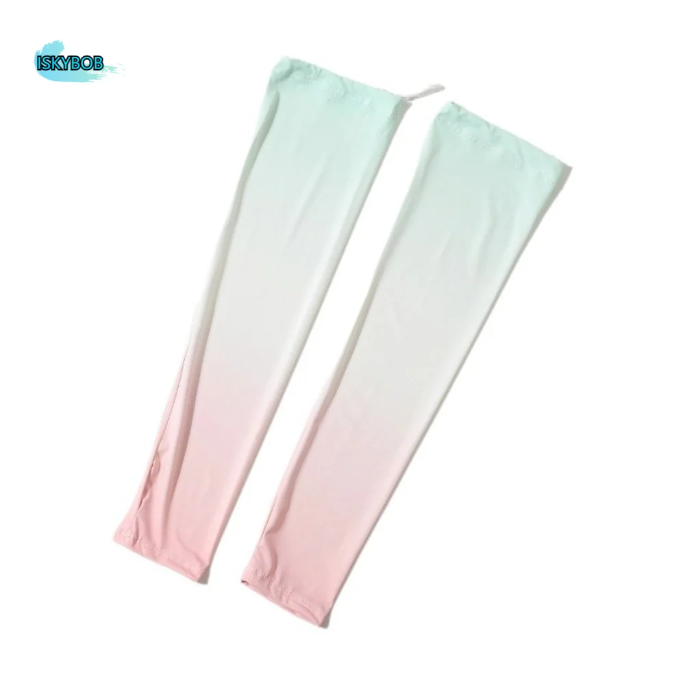 Pulling Rope Ice Silk Arm Sleeves Gradient Color Flared Sunscreen Arm Sleeves Thin UV Protection Cycling Arm Cover Ladies
Pulling Rope Ice Silk Arm Sleeves Gradient Color Flared Sunscreen Arm Sleeves Thin UV Protection Cycling Arm Cover Ladies