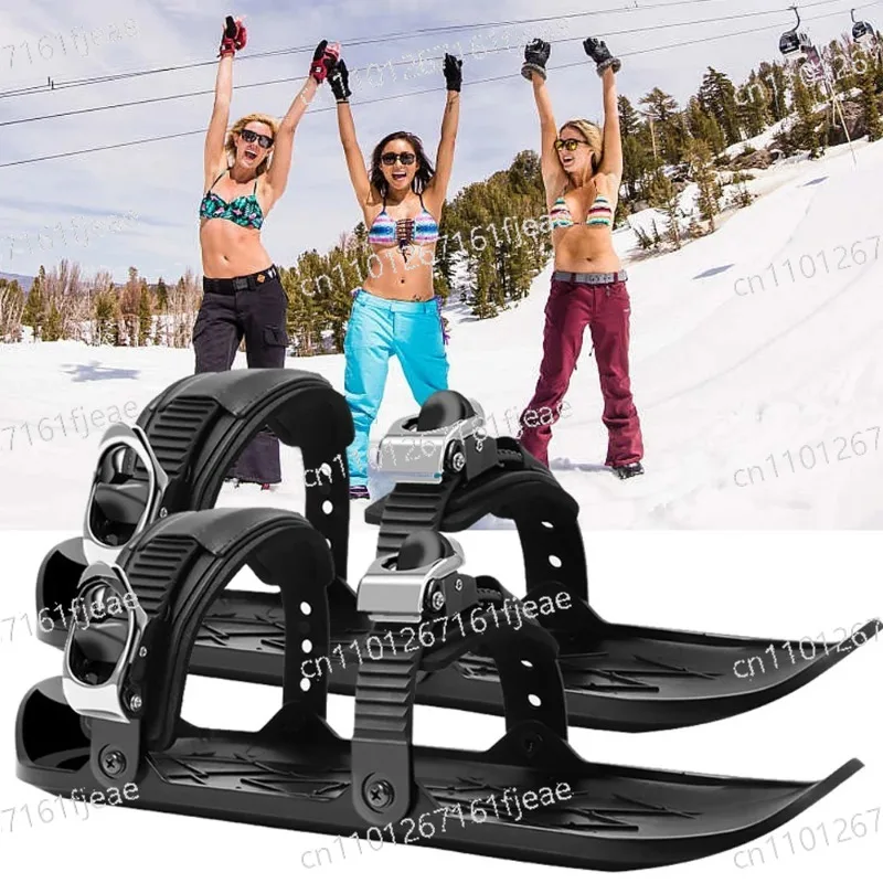 Сноублейды для зимних видов спорта на открытом воздухе: легкие мини-лыжные коньки, зимние лыжные ботинки, портативные короткие ботинки
Сноублейды для зимних видов спорта на открытом воздухе: легкие мини-лыжные коньки, зимние лыжные ботинки, портативные короткие ботинки