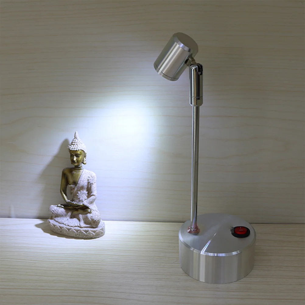 Showcase Spotlights Ground Stake Cabinet LED Display Wireless Silver Stylish High Brightness Lamp Counter
Showcase Spotlights Ground Stake Cabinet LED Display Wireless Silver Stylish High Brightness Lamp Counter