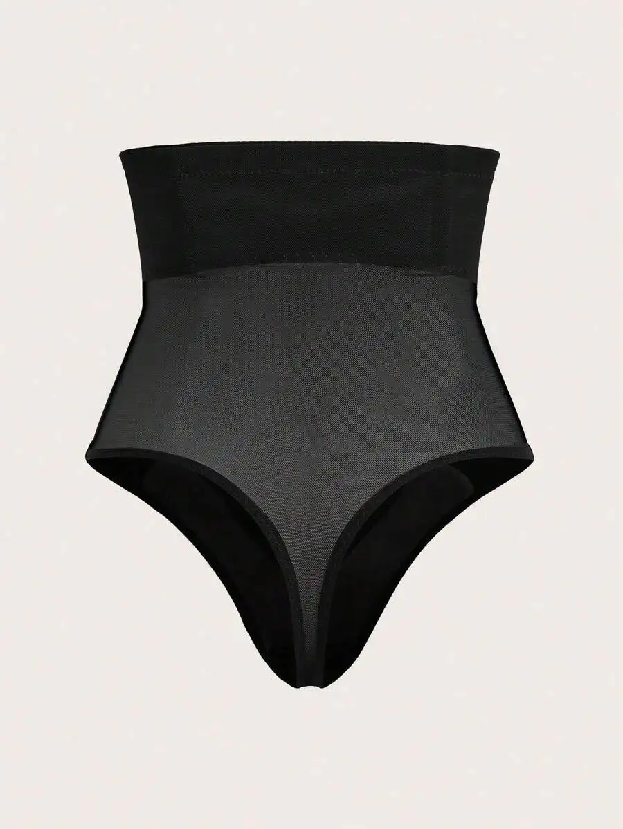High-Waist Shaping Thong Underwear With Adjustable Front Buckle Closure
High-Waist Shaping Thong Underwear With Adjustable Front Buckle Closure