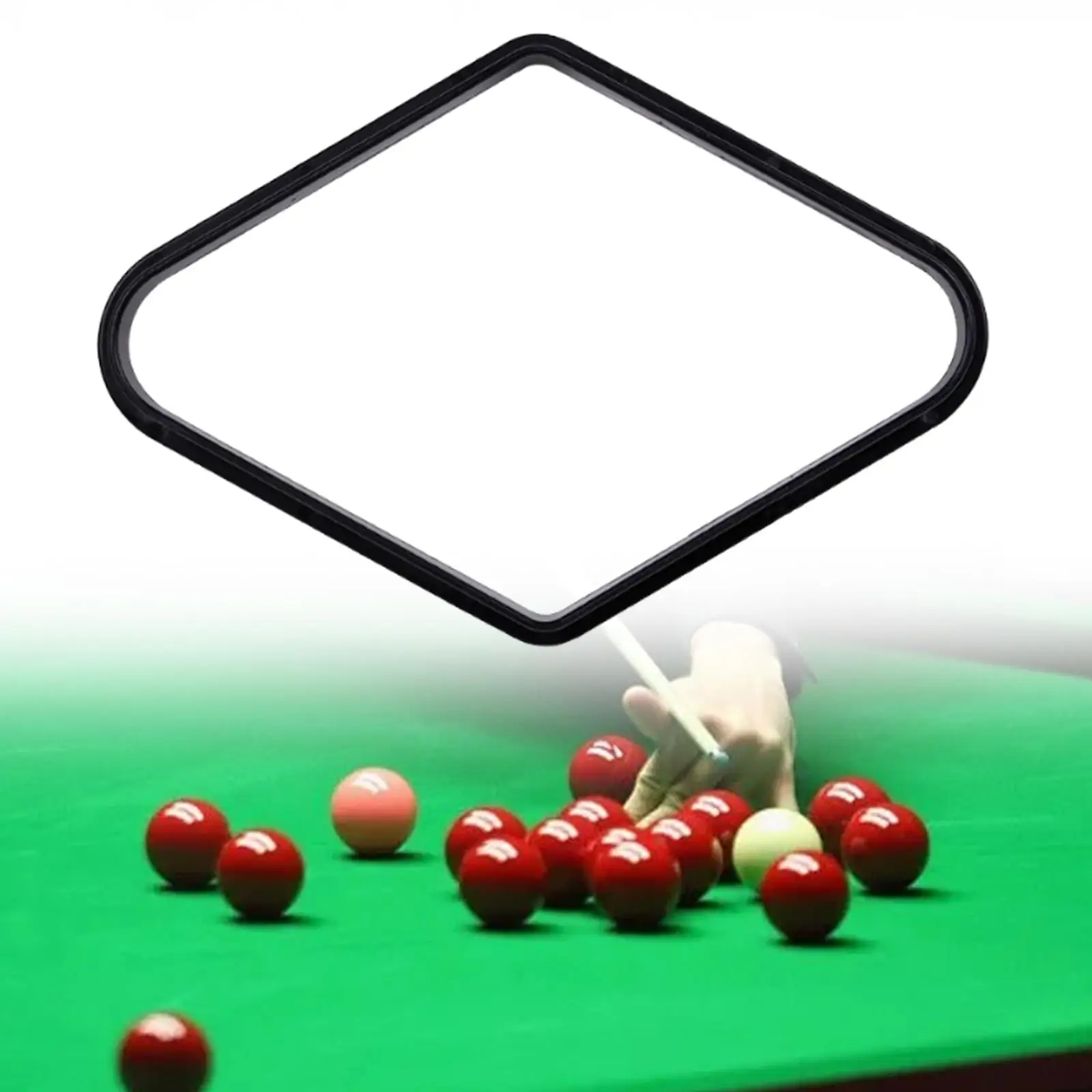 Precision 9 Balls Diamond Billiard Ball Rack Lightweight Holder for Pool Table Billiards Club Supplies
Precision 9 Balls Diamond Billiard Ball Rack Lightweight Holder for Pool Table Billiards Club Supplies