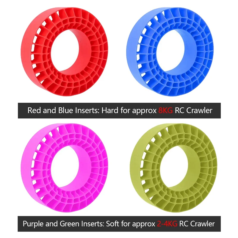 Solid 4PCS Silicone Rubber Insert Foam Tire Fit For 1.9 Inch Wheel Tires 108Mm Foam Fit For 1/10 RC Crawler Car Replacement -Ros
Solid 4PCS Silicone Rubber Insert Foam Tire Fit For 1.9 Inch Wheel Tires 108Mm Foam Fit For 1/10 RC Crawler Car Replacement -Ros