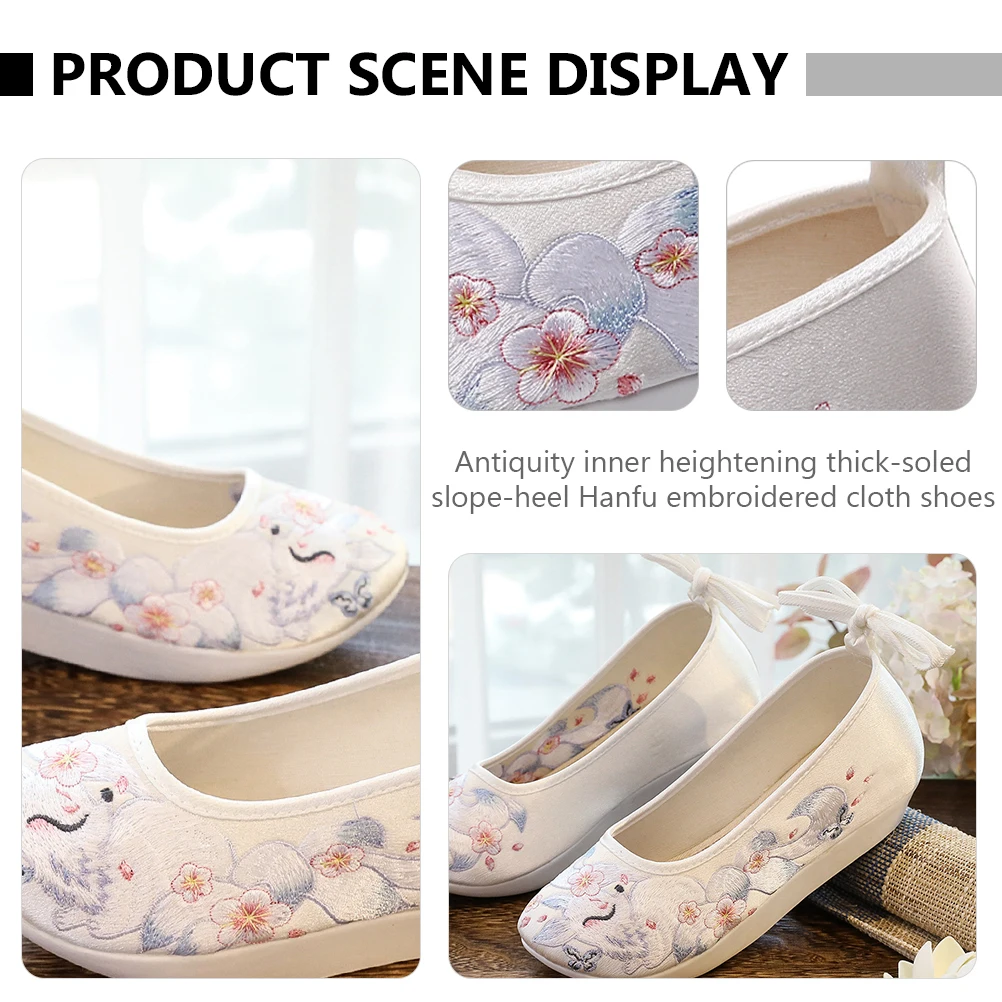 Hanfu Embroidered Shoes Cotton Rubber Female Comfortable Anti slid Bottom Clothes Retro Ethnic Flat Shoes
Hanfu Embroidered Shoes Cotton Rubber Female Comfortable Anti slid Bottom Clothes Retro Ethnic Flat Shoes
